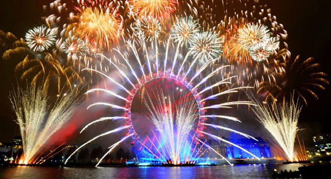 New Year�s Dinner and Thames Cruise with Fireworks on board the Sarpedon