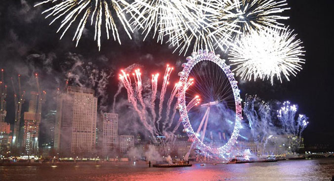 New Year�s Eve Thames Cruise with Fireworks on board the Sapele